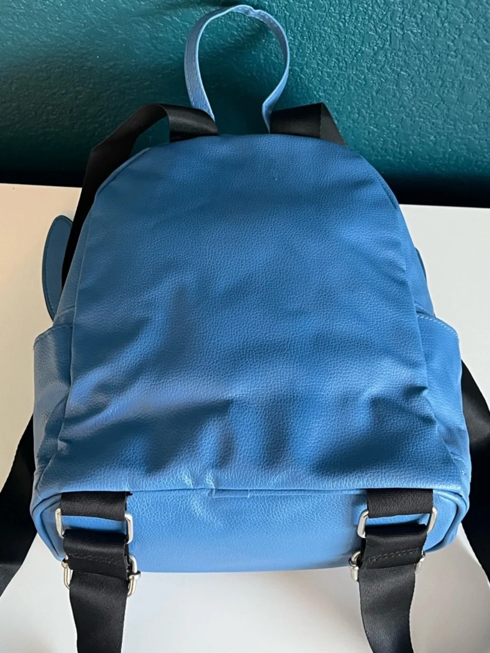 Disney Lilo & Stitch Faux Leather Backpack Purse Deluxe Travel Bag Pineapple